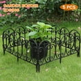 thumbnail image 1 of Decorative Garden Fence Lawn Path Plant Pile Decoration Garden Edge Picket Fence Courtyard Landscape Decoration, 1 of 10