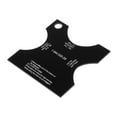 thumbnail image 5 of MERIGLARE 2 PCS Guitar Making Neck Mold Template Neck Shaping Reference Leveling Accessory 1944 000-28, 5 of 5