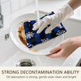 thumbnail image 7 of 4 Pcs Funny Kitchen Towels,Blue Christmas Snowflake Pattern Microfiber Dish Towels,Kitchen Tea Towels,Kitchen Towel Set (18" X 26"), 7 of 7
