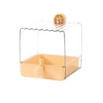 thumbnail image 3 of Parrot Bathing Basin Bird Bowl Multi-Purpose Splash-Proof Cockatiel Cage Accessories, 3 of 6