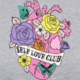 thumbnail image 3 of CafePress - Self Love Club Heart Long Sleeve T Shirt - Womens Baseball Tee, 3 of 4