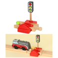 thumbnail image 6 of Kids Wooden Train Accessories Building Play Set Toy - Crossroad, 6 of 8
