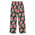 thumbnail image 2 of Cute Strawberry Pattern Pajama Pants Soft Lightweight Lounge Pants Bottoms Sleep Pants Warm Comfy, 2 of 9