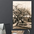 thumbnail image 2 of wall26 - The Parsonage Garden at Nuenen in Winter by Vincent Van Gogh - Canvas Print Wall Art Famous Oil Painting Reproduction - 32" x 48", 2 of 4