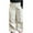 White, variant on LOCHEX Up to 60% Off! Toddler & Girls Baggy Cargo Pants Casual Elastic Waist Cotton Joggers Cargo Pants for Girl Clothes with Pockets,Pink,Pink 13-14