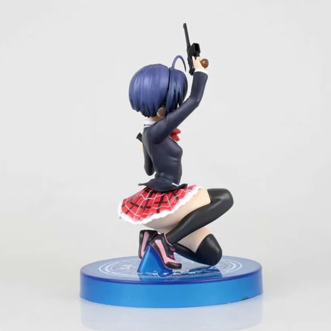 New Takanashi Rikka (Squat Ver) Character Anime Model Statue Action Figures Desktop Ornament Popular Decorations Fan Souvenirs Creative Gift Collectable