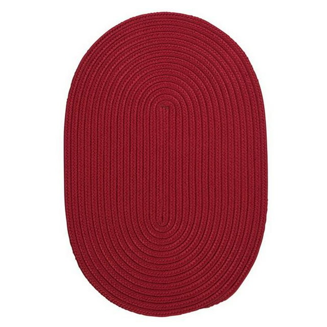 Colonial Mills Tapis BR72R048X048 Boca Raton - Sangria 4 Pi. Tapis Rond Tressé