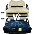 thumbnail image 6 of COEQINE Quilted Golf Cart Seat Cover, Folds Like a Bag with Handle for Easy Carry, Universal Fit 51.2"x30.3" for EZGO Yamaha Club Car 2-Seaters, 4 Pockets, Wolf Blue, 6 of 8
