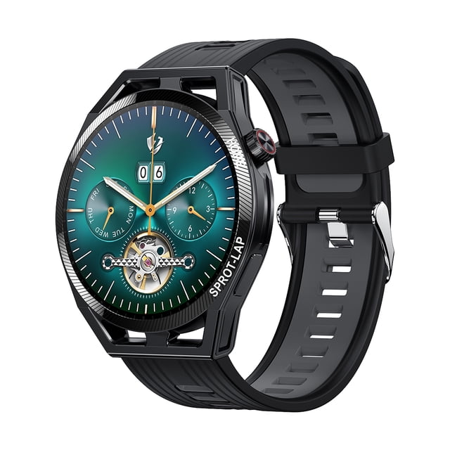 Reloj inteligente Reloj inteligente LF31 1.32 '' 360 * 360px Pantalla táctil BT Llamada multifunción NFC 3D Botón de rotación de dial estéreo Monitor de ritmo cardíaco dinámico Modo deporti 1 1