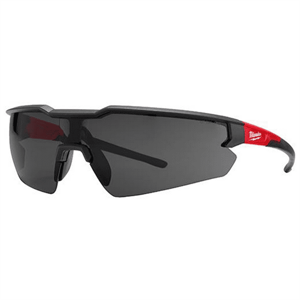 Milwaukee Safety Glasses, Tinted Anti-Scratch Lenses, Flexible