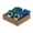 Brown/Extra Large/Deep, variant on Eco Display Natural Bamboo Condiment Rack Box - 4" x 4" x 3 1/4" - 1 count box