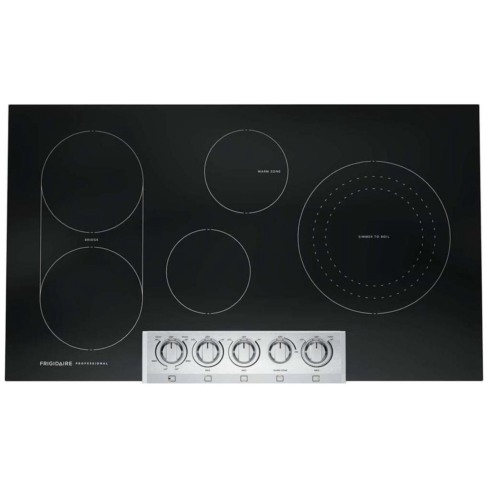 Frigidaire Pcce3680a Professional Series 36" Wide 5 Burner Electric Cooktop - Stainless