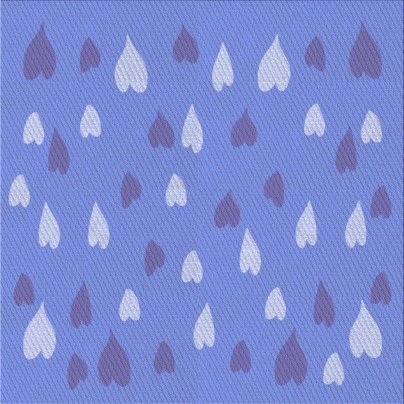 Ahgly Company Machine Washable Indoor Square Transitional Sky Blue Area Rugs, 7' Square