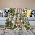 thumbnail image 2 of ARISTURING Vintage Wildflower Herbs Floral Blanket, Soft Blankets Flannel Bed Throw Cozy Lightweight Plush Gifts for Women Girls Sofa Couch Bedroom Living Rooms Warm All Season, Home Decor, 2 of 6