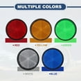 thumbnail image 4 of Uxcell Round Rear Reflectors, Safety Reflective Warning Reflector for Motorcycle and Bicycle Red, 4 of 7