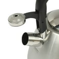 thumbnail image 3 of Mr. Coffee Hartbay 2.4 Quart Large Stainless Steel Whistling Tea Kettle, 3 of 5