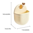 thumbnail image 3 of CRCMURE Rack Wall Mounted Storage Box No Drilling Floating Holder With Adhesive Pad For Bathroom Bedside, 3 of 6