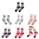 thumbnail image 1 of Calcetines navideños con estampado de ciervos, antideslizantes, 1 par, para niñas y mujeres, color negro Kuymtek Multicolor, 1 of 8