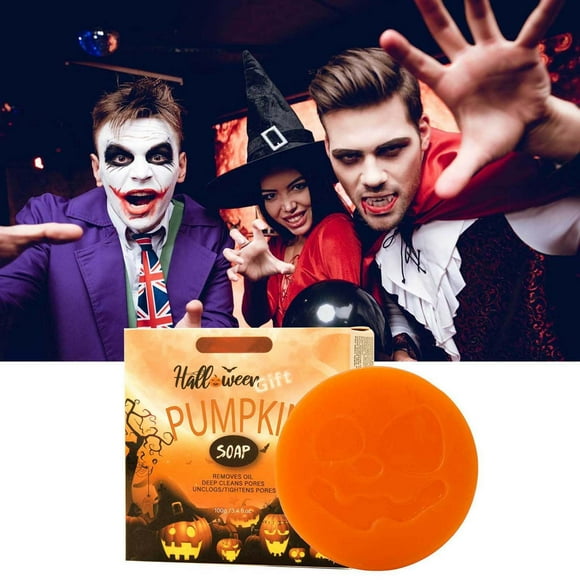 Up to 60% Off! Gspmoly Handmade Soaps, Pumpkin Soap Cleanses The Body and Moisturizes The Skin Soap 100G Organic Soaps