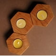 thumbnail image 2 of Set of 9 - Modular Chemistry Candle Holders - Nagina International, 2 of 3