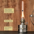 thumbnail image 3 of Kings County Tools 13” Nickel Oil Lamp - Extra-Bright Hurricane Lantern, 3 of 6