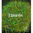 thumbnail image 2 of Glitter Heart Co. - High Quality Polyester Glitter - Holographic Green Chunky Mix - Lizards - 1 oz Bag, 2 of 2
