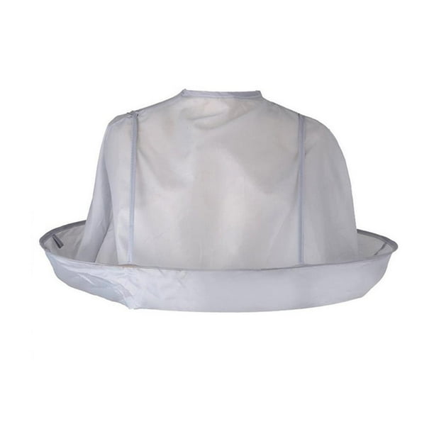 Cateissary Peluquería Ropa Teñido Ropa Capa Transpirable Familia Peluquería Capa Salón Cortador de corte de pelo Cubierta Paraguas Herramienta de corte Electrodomésticos Cateissary HA020590-00