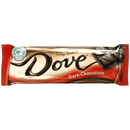 Dove Silk Smooth Dark Chocolate Bars, 1.44 Oz., 18