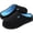 Black/Ice Blue, variant on Bergman Kelly Men's Slippers, Two-tone Indoor/Outdoor Clog Style (Ranger Collection - Scuff Style), US Company