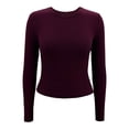 thumbnail image 1 of Playera George para Mujer Manga Larga Vino Talla M, 1 of 4
