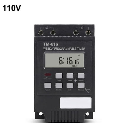 

RAINB Tm616 Ac 220V Digital Lcd Power Programmable Timer Time Switch Relay Timer Tm616