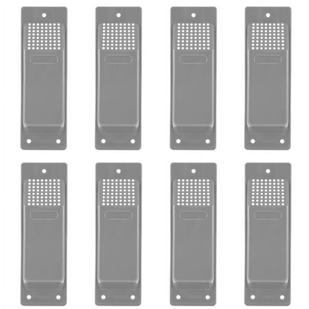 

8PCS Shipping Container Air Vent Kit Heavy Duty Shipping Container Accessories Flow Ventilation Kit Gray