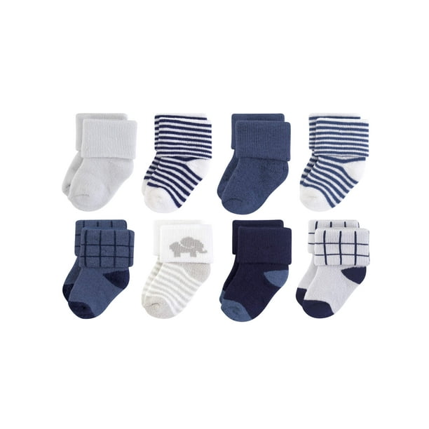 Touched by Nature - Organic Terry Sock 8pk (Baby Boys) - Walmart.com ...