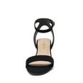 thumbnail image 3 of DREAM PAIRS Women's Open Toe Ankle Strap Low Block Chunky Heels Sandals Party Dress Pumps Shoes, 3 of 6