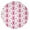 Pink Breast Cancer, variant on Pink Breast Cancer Round Blanket,Comfortable Soft Flannel Throw Blanket,All Season,Warm Lightweight Blankets for Sofa Bed Couch Living Room Chair 47"x47"