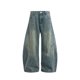 thumbnail image 1 of Pantalones vaqueros holgados for mujer y hombre, vaqueros de pierna de barril de cintura alta, pantalones vaqueros holgados informales, ropa de calle, 1 of 5