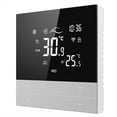 thumbnail image 1 of Termostato de Aire Acondicionado Central Inteligente con WiFi, Función de Calefacción y Refrigeración, Bobina de Ventilador de 3 Velocidades, Pantalla Táctil LCD, Termostato A, 1 of 5