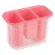 thumbnail image 3 of Bandeja de drenaje, escurridor, estante de secado, cesta, soporte para palillos, almacenamiento, hogar, cocina, rosa, 3 of 8