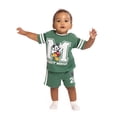 thumbnail image 2 of Mickey Mouse Baby Boys Athletic Graphic T-Shirt and Shorts Set, 2-Piece, Sizes 0/3M-24M, 2 of 6