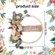thumbnail image 5 of Corona floral de primavera, decoración de pared bohemia, corona de puerta de entrada, corona artificial de hojas de eucalipto con cuentas de madera para celebración de festivales, porche, casa de, 5 of 5