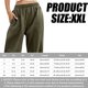 thumbnail image 5 of Pantalones deportivos de cintura elástica para mujer, pantalones deportivos casuales largos, pantalones holgados de color sólido, 5 of 5