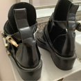 thumbnail image 5 of BALENCIAGA CENTURE Black leather 37 size ankle boots, 5 of 5