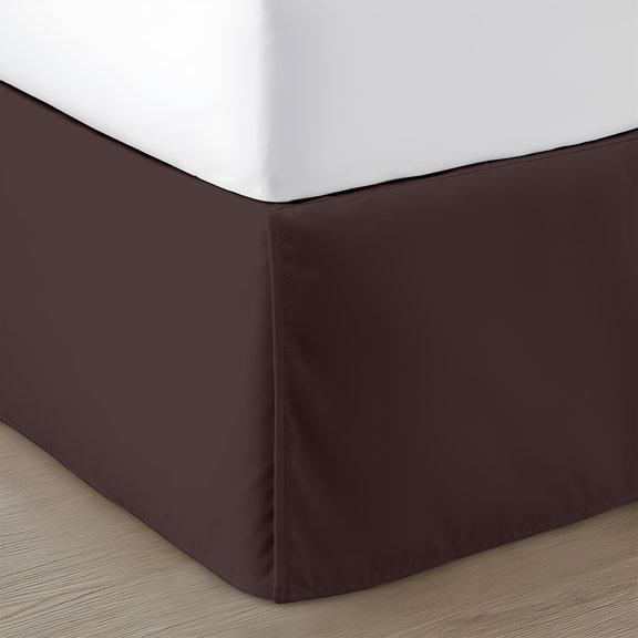 SGI Bedding 14 Inch Pleated Bed Skirt | Microfiber Bed Skirt | Fade Resistant, Wrinkle Free, Anti-static, Decorative, Extra Storage Space, Clutter-Free | Olympic Queen, Navy Blue