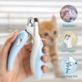 thumbnail image 2 of Cortaúñas para GATOS CHAO con protección de seguridad y luz para mascotas pequeños y conejos, 2 of 5