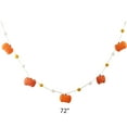 thumbnail image 2 of Way To Celebrate Pumpkin and Pompoms Garland, Length 72 inch,  Orange colour, 2 of 4