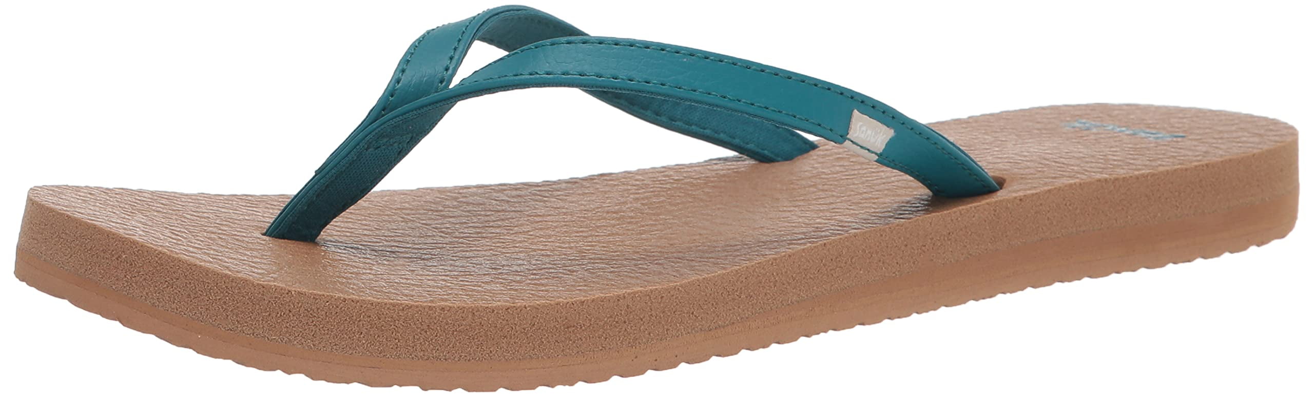 Sanuk Women's Yoga Spree 4 FlipFlop, Biscay Bay, 6