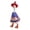 B, variant on 4th of July 7 Inch Goose Outfit with Striped Top Hat Star Cape and Bow Tie, Patriotic Goose Costume for Decorative Porch Desktop Goose in Memorial Day Home Decor