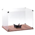 thumbnail image 1 of Mistaha Acrylic Football Display Case with Solid Wood Base and Dustproof Lid - Easy Assembly, 360° Transparent View, Durable & Washable - 35*25*25cm Multi-functional Sports Collectibles Showcase, 1 of 6