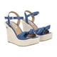 thumbnail image 1 of Sandalia De Plataforma Irlanda Con Yute Natural Cabra Piel Marsella Azul Marino Para Mujer, 1 of 5