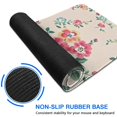 thumbnail image 6 of Long Mouse Pads for Desk,Pioneer Flower Floral Print Pattern Desk Mats on Top Of Desks, Desk Mouse Pad Extra Large with 3mm Non-Slip Base and Stitched Edge for Gaming,Office,Work,Home 31.5"x11.8", 6 of 6